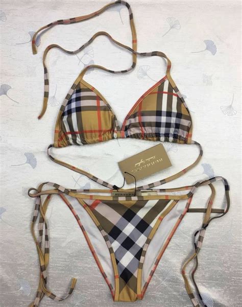 plus size burberry swimsuit|burberry women's bikini.